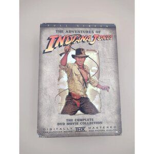 The Adventures Of Indiana Jones Collection Box Set 4 Disk DVD Full Frame